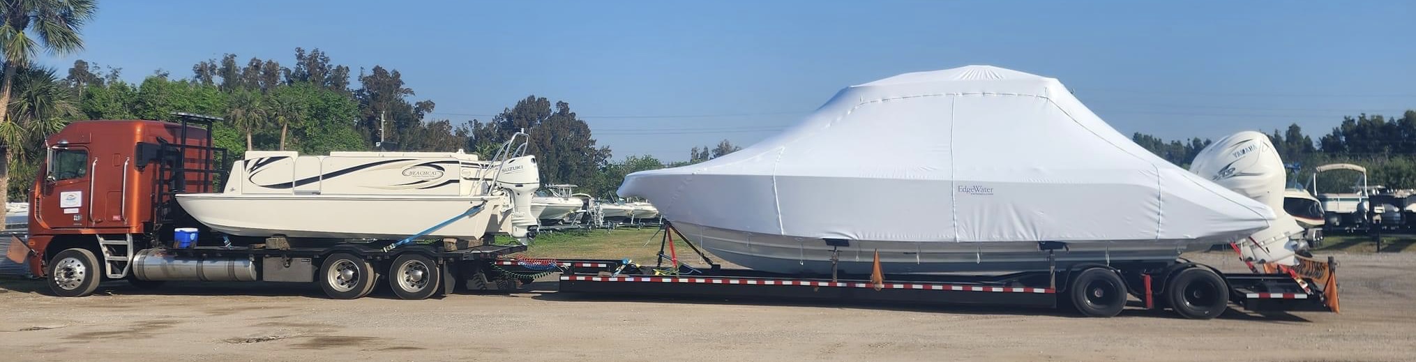 Port to Port Yacht transport delivers two at once